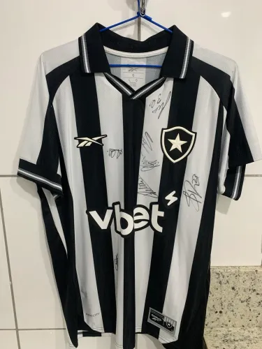 Camisa Botafogo oficial tamanho G, para pegar autógrafos de jogadores