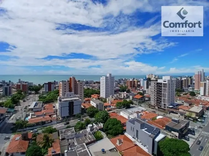 Apartamento com 3 suítes, DCE, 2 vagas, 120 m² no bairro de Manaíra por R$ 4.200,00/mês!