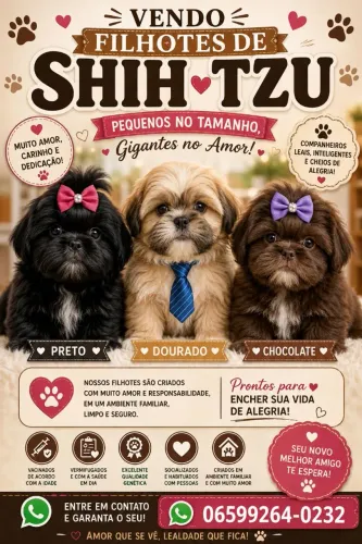 Shih tzu filhote
