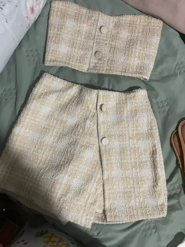 Conjunto tweed, tamanho P