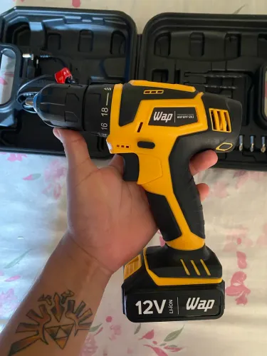 Parafusadora e furadeira elétrica de 12v WAP