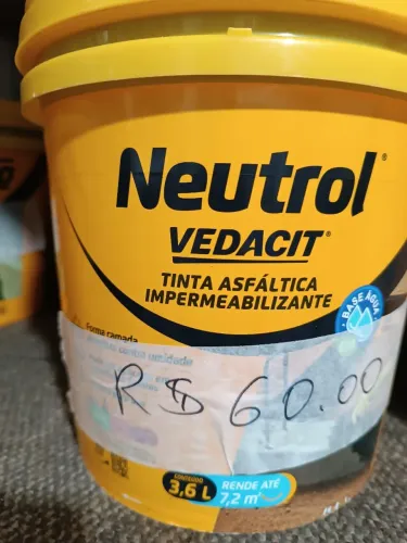 Vedacit Neutrol 3,6 litros base água