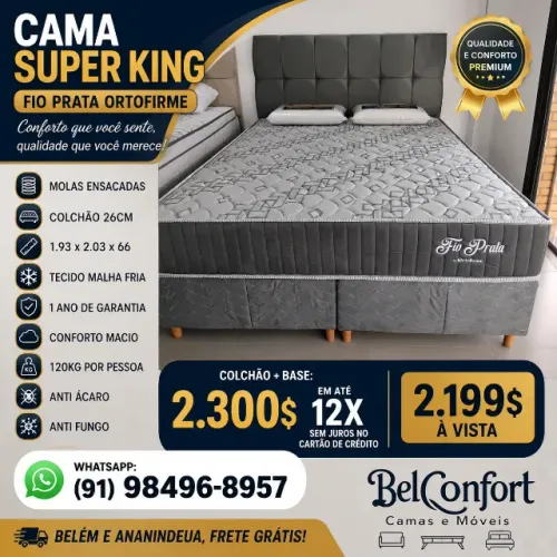 CAMA SUPER KING MOLAS ENSACADAS OFERTA