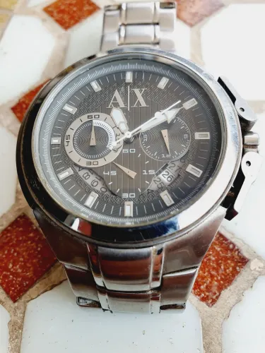 ARMANI EXCHANGE AX1039 RELÓGIO DE PULSO MASCULINO AÇO INOXIDÁVEL SÓLIDO