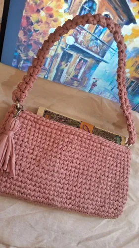 Bolsa crochê fio de malha premium, @vivi.dofioaoponto