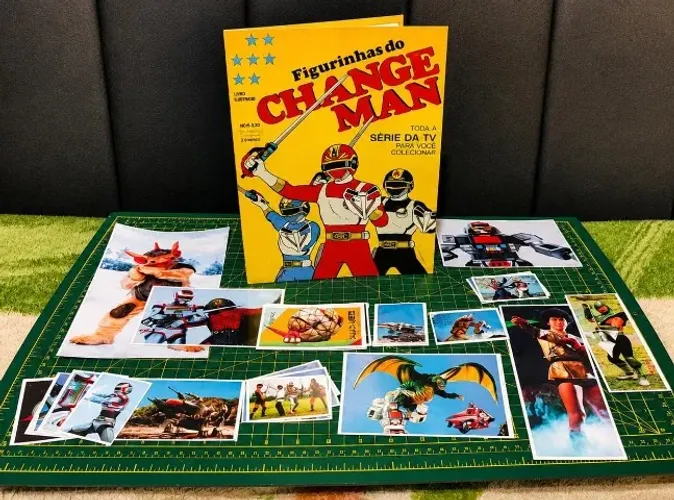 ÁLBUM JASPION / CHANGEMAN - EDIÇÃO RESTAURADA PARA COLECIONADORES