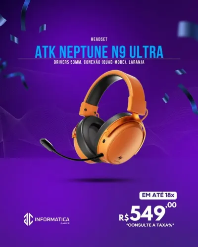 HEADSET ATK NEPTUNE N9 ULTRA