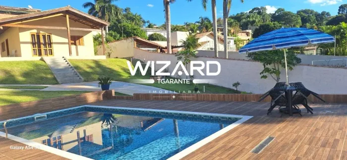 Casa térrea em Bom Jesus Perdões em condomínio fechado com piscina e espaço gourmet