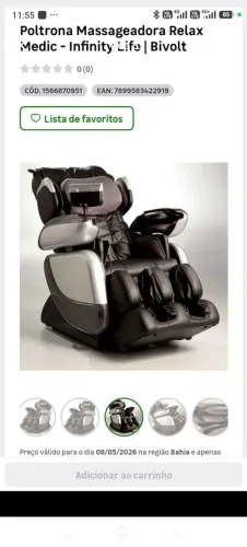 Poltrona Massageadora Infinity