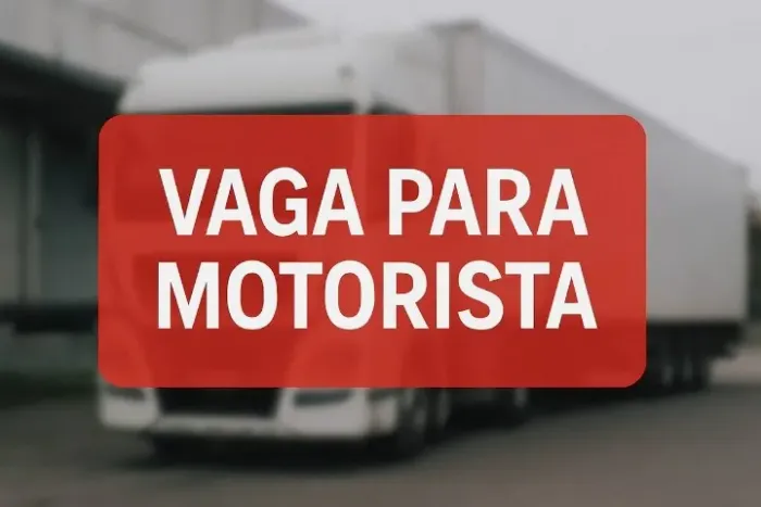 VAGA PARA MOTORISTA CATEGORIA D