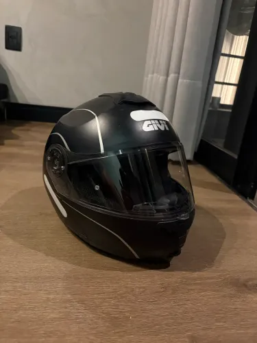 Capacete  GIVI X21 preto fosco Escamoteavel Articulado 