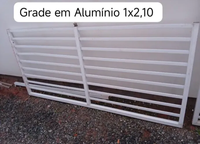 Portão e grade em alumínio