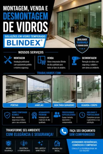 Venda ,Montagem e desmontagem BLINDEX