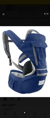 Canguru bebe 3 em 1 ergonomico