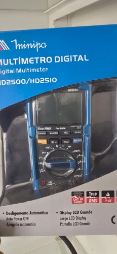 Multímetro Automotivo Minipa HD2510