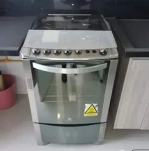 Fogão Electrolux 4 bocas 56 STX Bivolt Com Grill e Timer