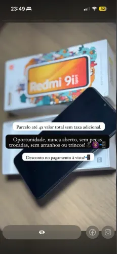 XIAOMI REDMI 9I 64GB C/ CAIXA 4 RAM