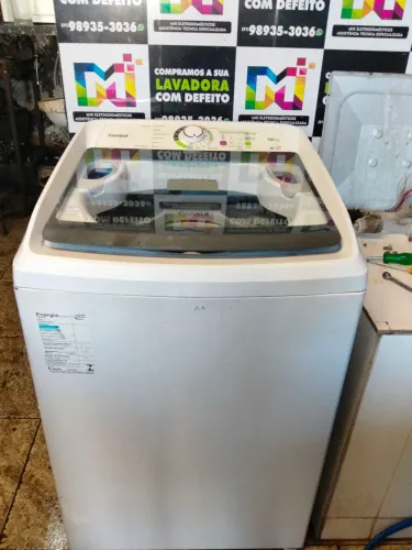 Máquina de lavar Consul 12kg funcionando perfeitamente com garantia de 3 meses