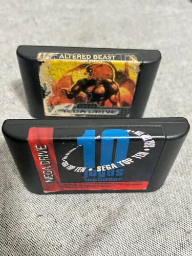 2 cartuchos ORIGINAIS MEGA DRIVE 