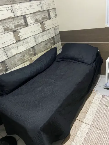 Cama solteiro com bicama