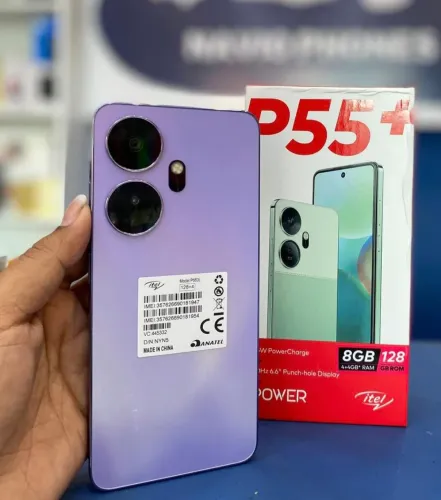 Itel p55+ 128/4 Lilás GLOBAL
