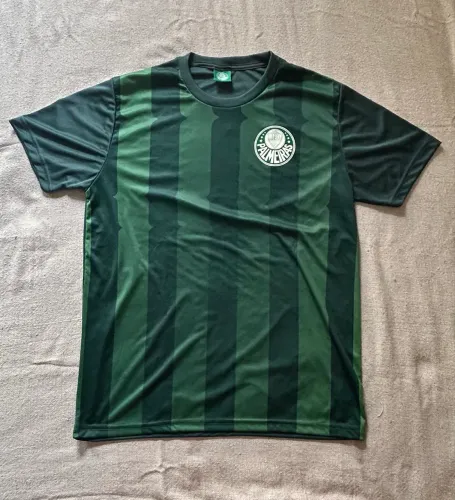 Camisa palmeiras verde listrada G