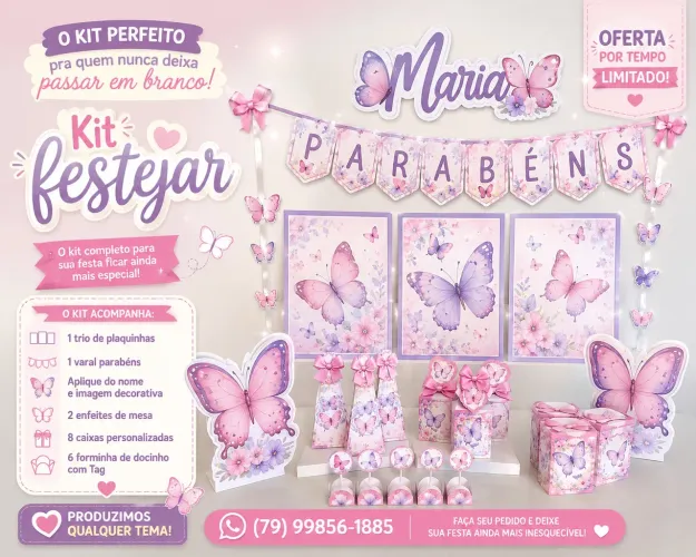 Kit festa personalizado 