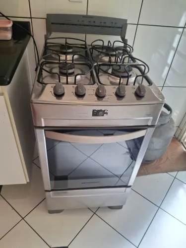 Fogão inox Brastemp 4 bocas