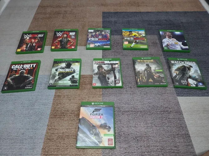 JOGOS XBOX ONE ( INCLUI WWE, FIFA, PES, COD, FORZA E JOGOS DE AÇÃO)