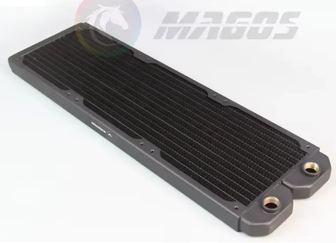 Radiador Cobre 360mm x 20mm G1/4 LP360S-C Magos Water Cooler Walter Culer Custom