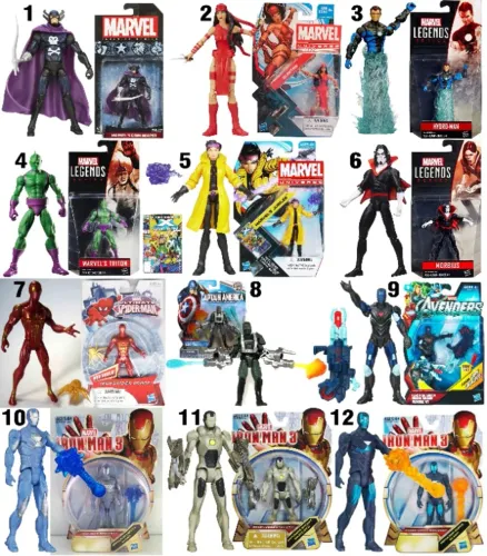 MARVEL UNIVERSE ESCALA 3.75 (LACRADAS)