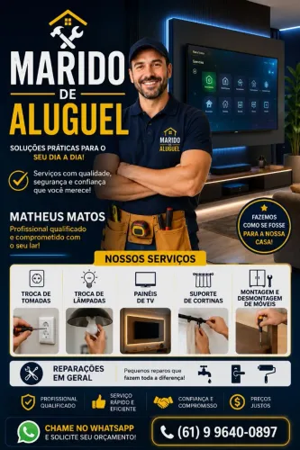 ? Marido de Aluguel em Brasília e Região | Pequenos Reparos e Montagens