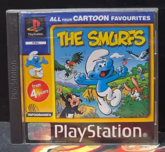 Jogo The Smurfs PS1 Original Europeu