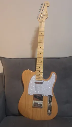Guitarra Elétrica Estilo Telecaster - Natural com Escala Clara
