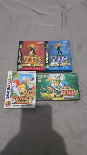 Coleção The Legend of Zelda Game Boy GBA Nintendo Japoneses