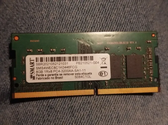 Memória DDR4 para notebook 