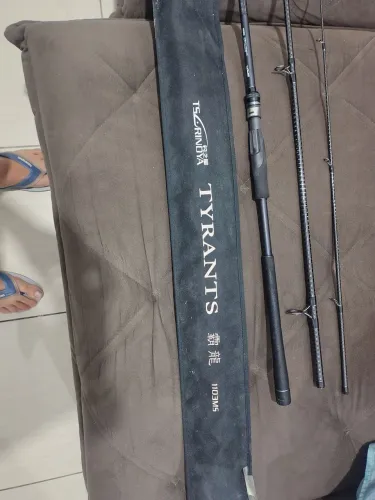 Vara de pesca 3,3m fibra de carbono