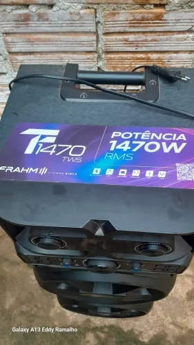 Caixa de som marca Frahm 1470W Potência