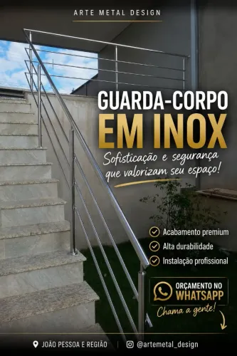 Serralheria Inox Premium - Corrimão, Guarda-corpo e Solda TIG