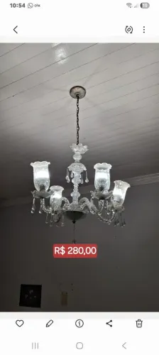 Lustre, arandelas e luminária - conjunto ou individual