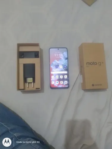 CELULAR MOTO G35 NOVO NA CAIXA 256GB de armazenamento e 8 de RAM. COM NF