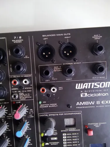 Mesa de som WATTSON AMBW 8 EXD