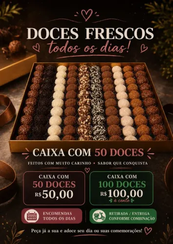 Bolo e doces para festas!
