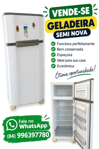 Geladeira semi nova 