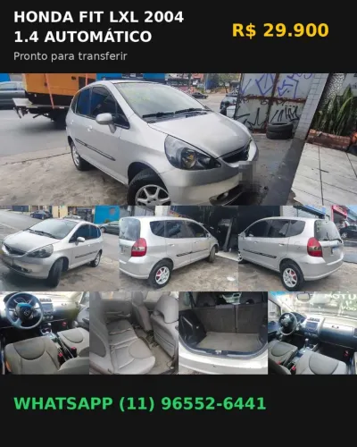 Honda Fit LXL 1.4/ 1.4 Flex 8v/16v 5P Aut. 2004