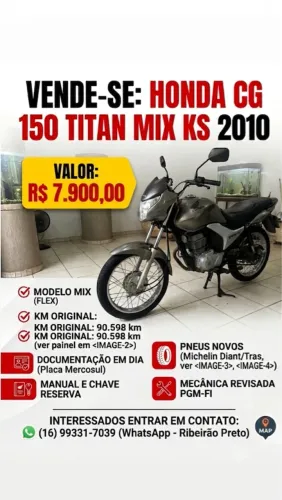 Honda titan 150cc mix