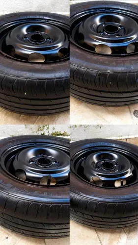 Pneu com roda aro 13