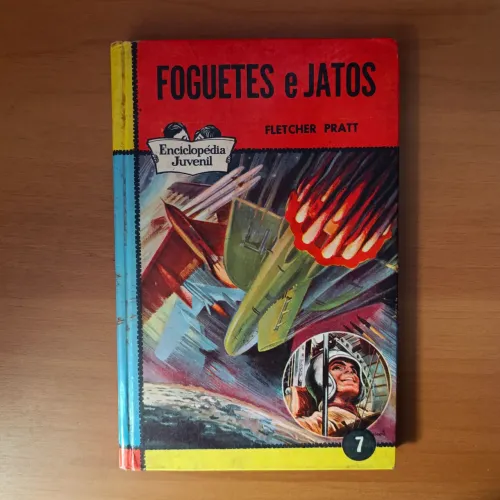 Livro Antigo Foguetes e Jatos Editora Record na década de 1960
