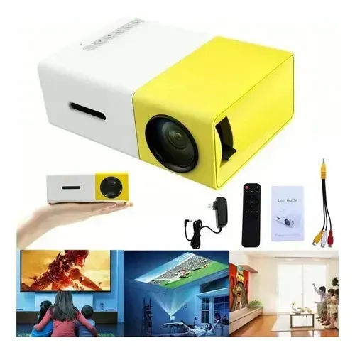 MINI PROJETOR LED YG300 $ 136,00 Ótima opção para quarto e momentos de diversão em família