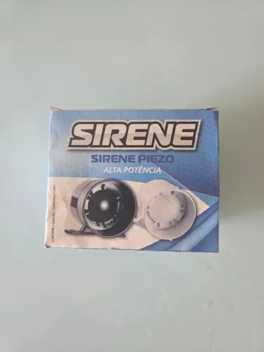 Sirene Piezo Alta Potência para Alarme
